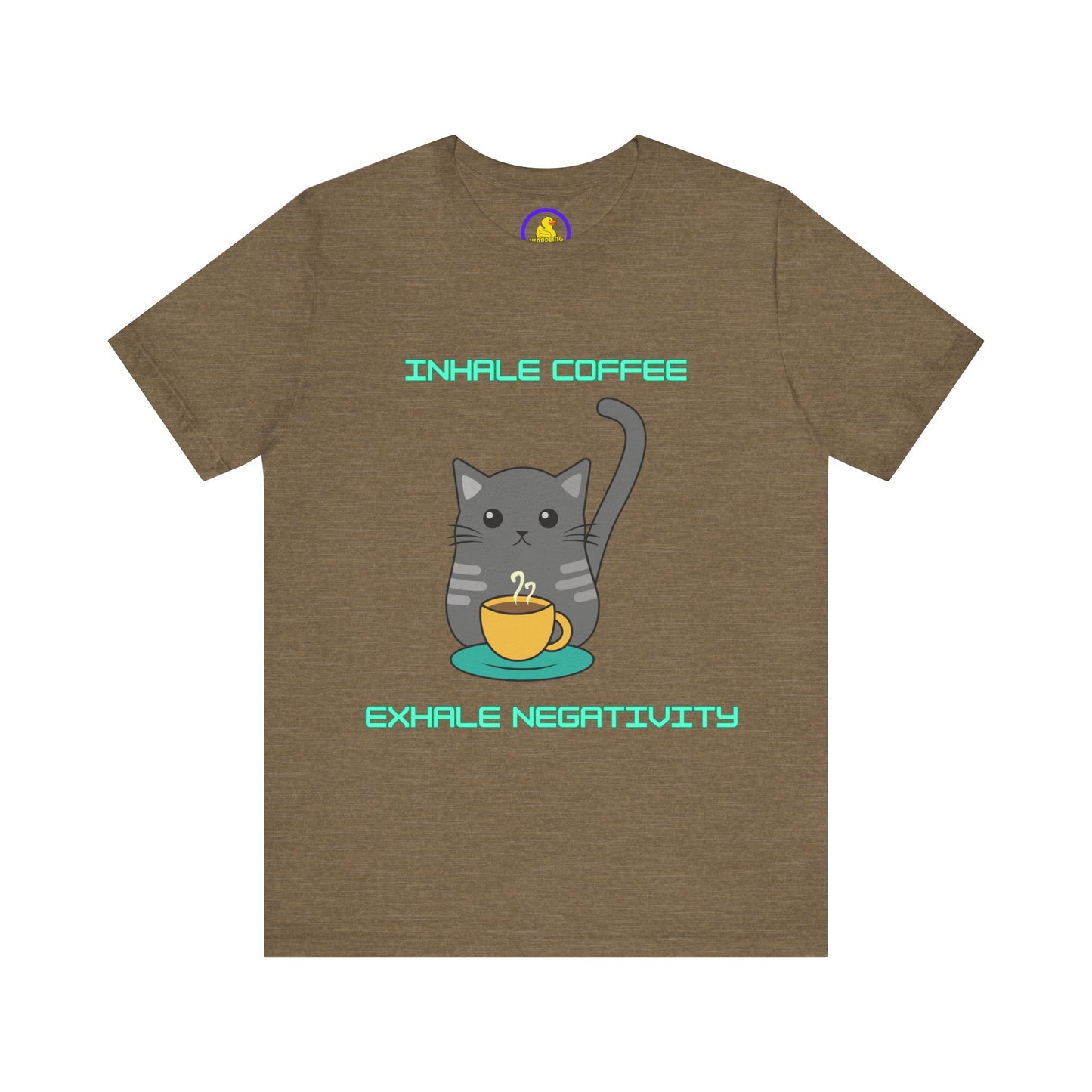 'Inhale Coffee Exhale Negativity' Unisex T-Shirt