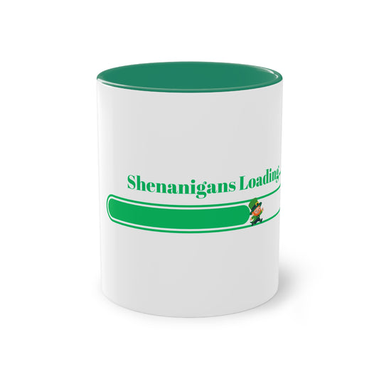 'Shenanigans Loading' Coffee mug - White