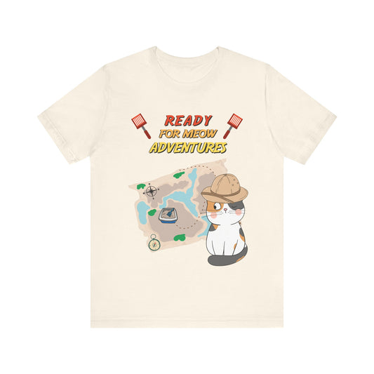 'Ready for Meow Adventures' Unisex T-Shirt