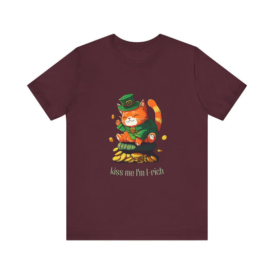 'Kiss me I’m I-rich' Unisex T-Shirt